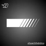 Racing Stripe Halftone Lines Slanted